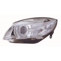 Фара ліва Skoda Fabia, Roomster 07- Н7 електрокоректор (лінзованной) (DEPO). 665-1115L-LD-EM