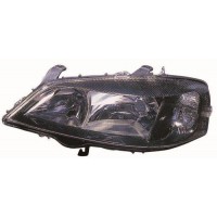 Фара ліва Opel Astra G електрокоректор чорний рант (DEPO). 442-1116L-LDEM2