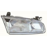 Фара MITSUBISHI PAJERO SPORT 1 00-08 права h4 + габарит (eur) хутро / елктрокор. отраж. світлий; рант під