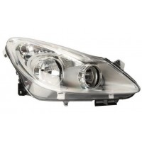 Фара правая Opel Corsa D 07-11 хром.рамка DEPO 93189358