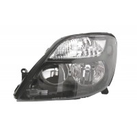 Фара правая Renault Scenic 99-03 електричні. регулир. чорна рамка DEPO 7701047602