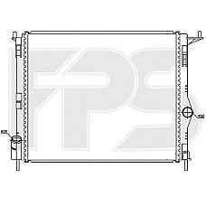 Радіатор охолодження Renault LOGAN 2009-2013 (FPS)