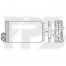 Радіатор опалювача Peugeot 405 1987-1996 (FPS)