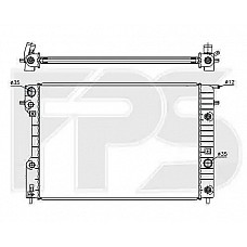 Радіатор охолодження Opel OMEGA B 1994-1999 (FPS)