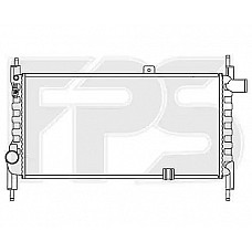 Радіатор охолодження Opel KADETT E 1985-1991 (FPS)