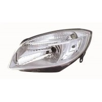 Фара правая Skoda Fabia '07 -10 ел.рег. без лінзи DEPO 5J1941018