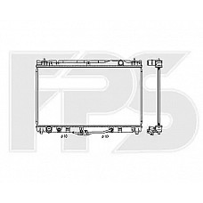 Радіатор охолодження Toyota Camry XV30 / Lexus ES (FPS) FFP 70 A1183