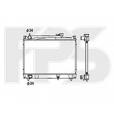 Радіатор охолодження Suzuki Vitara 1988-1999 (FPS)