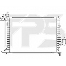 Радіатор охолодження Opel Vectra B (FPS) FP 52 A297-P