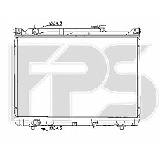 Радіатор охолодження Suzuki Grand Vitara (98-05) 2.7 МКПП (FPS)