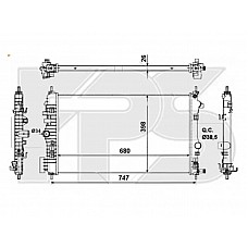 Радіатор охолодженняOpel Insignia (Koyorad)