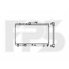 Радіатор охолодження Toyota Corolla 1992-1997 (E10)
