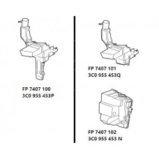 Бачок омивача VW PASSAT 05-10 (B6) для авто з фарами галоген (одиночний бачок) (FPS). 3C0955453P