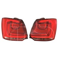 Ліхтар лівий VW POLO V 09-15 HB (-лампи) (DEPO). 6C0945095F