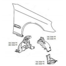 Підкрилок передній MERCEDES 203 00-07 (C-CLASS) правий (передня частина) -04 (крім coupe) (FPS). 2038840622
