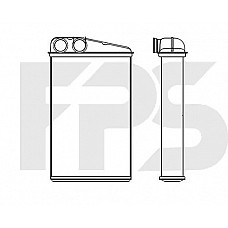 Радіатор опалювача Renault Megane (AVA) FP 56 N160
