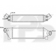 Интеркулер (кульок) Ford (BEHR) FP 28 T31