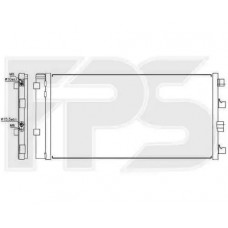 Радіатор кондиціонера (Конденсер) Renault Duster (10) (AVA)