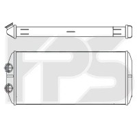 Радіатор опалювача Citroen Berlingo, Peugeot Partner (08-15) (FPS)