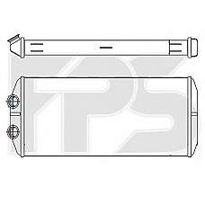 Радіатор опалювача Citroen Berlingo, Peugeot Partner (08-15) (FPS)