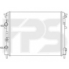 Радіатор охолодження Dacia Logan, Renault Kangoo, Renault Symbol (FPS)