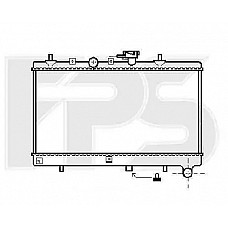 Радіатор охолодження Hyundai / Kia (NISSENS) FP 40 A887