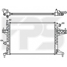 Радіатор охолодження Opel Corsa / Combo (FPS) FP 52 A263-P