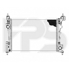 Радіатор охолодження Fiat Grande Punto (05-13) (FPS)