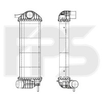Интеркулер (кульок) Renault Kangoo 1.5 DCi (09-18) (AVA)