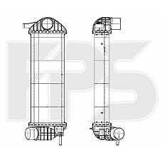 Интеркулер (кульок) Renault Kangoo 1.5 DCi (09-18) (AVA)