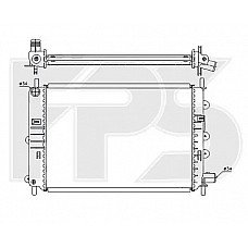 Радіатор охолодження Ford Escort AVL / Escort V (FPS) FP 28 A156