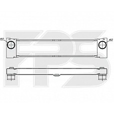 Интеркулер (кульок) Mercedes-Benz Vito (NRF) FP 46 T86