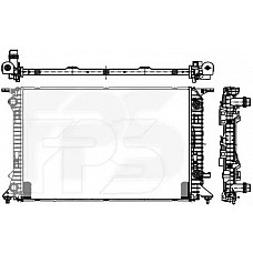 Радіатор охолодження Audi A4 / Q5 (FPS) FP 12 A873