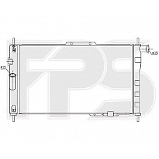 Радіатор охолодження Daewoo Espero (FPS) FP 22 A690-P