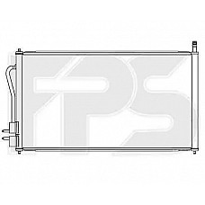 Радіатор кондиціонера (Конденсер) Ford Focus 1998-2004 (FPS)