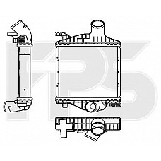 Интеркулер (кульок) Mercedes-Benz Vito W638 (AVA) FP 46 T88