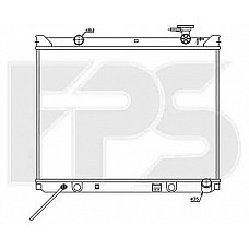 Радіатор охолодження Hyundai / Kia (NISSENS) FP 40 A1128