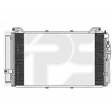 Радіатор кондиціонера (Конденсер) Hyundai Matrix FC (AVA) FP 32 K304