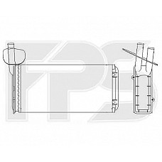 Радіатор опалювача VW Transporter T4 (FPS) FP 74 N173