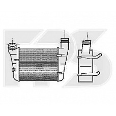 Интеркулер (кульок) Audi A4 2001-2004 SDN / 2002-2004 AVANT (B6)