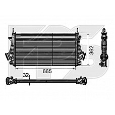 Інтеркулер Opel Insignia (NRF) 1302647, 1302647, 13241751