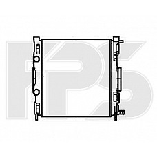 Радіатор охолодження Renault (AVA) 350213997000