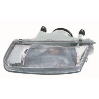 Фара ліва Mitsubishi Carisma 95-99 -99 механічний / електричний коректор (DEPO). 214-1153L-LD-EM
