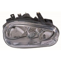 Фара правая VW GOLF IV + Н3 хромована механічний / електрокоректор (DEPO). 441-1130R-LDEMF