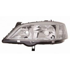 Фара ліва Opel Astra G електрокоректор хромований рант (DEPO). 442-1116L-LD-EM