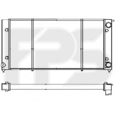 Радіатор охолодження VW Passat Golf / Jetta / Seat Toledo (FPS) хутро. збірка