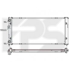 Радіатор охолодження VW Caddy II / Seat Cordoba (AVA) FP 74 A497