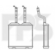 Радіатор опалення Opel Combo / Corsa B (FPS) FP 52 N36