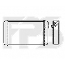 Радіатор опалення Opel OMEGA A 1986-1994 (FPS)