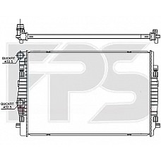 Радіатор охолодження Skoda Octavia III (FPS) FP 64 A11